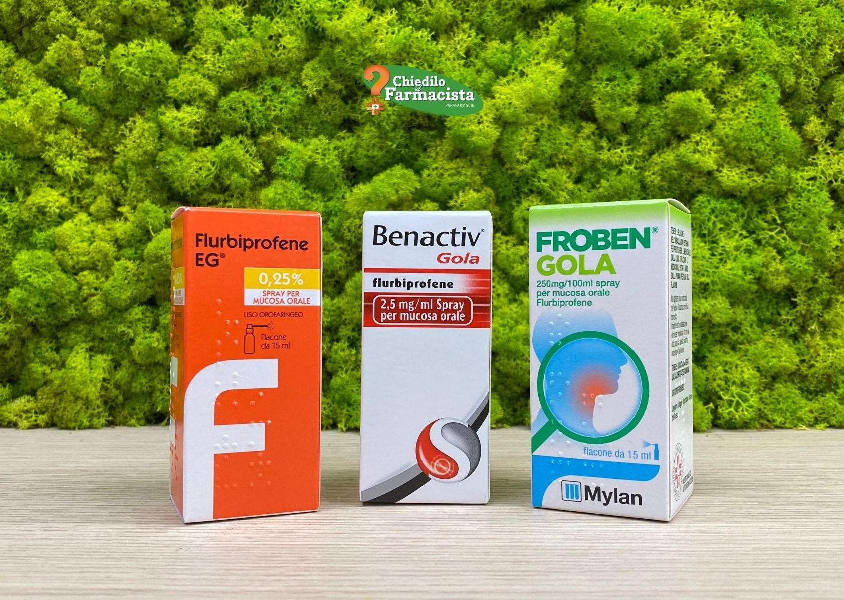 Froben Gola, Benactiv gola o Flurbiprofene EG? Quali sono le principali differenze?