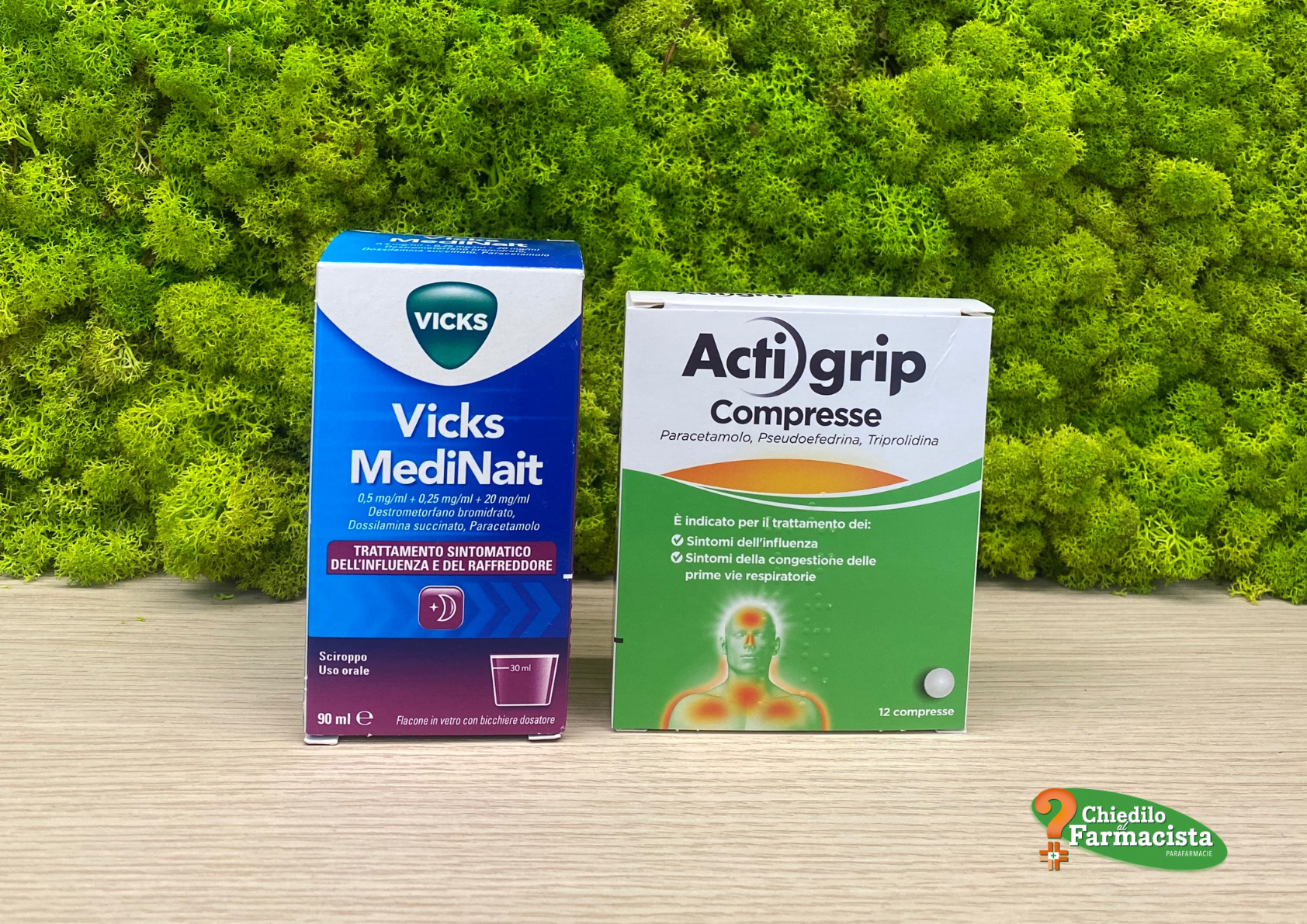 Vicks MediNait e Actigrip Compresse: Cosa sono e quando utilizzarli?