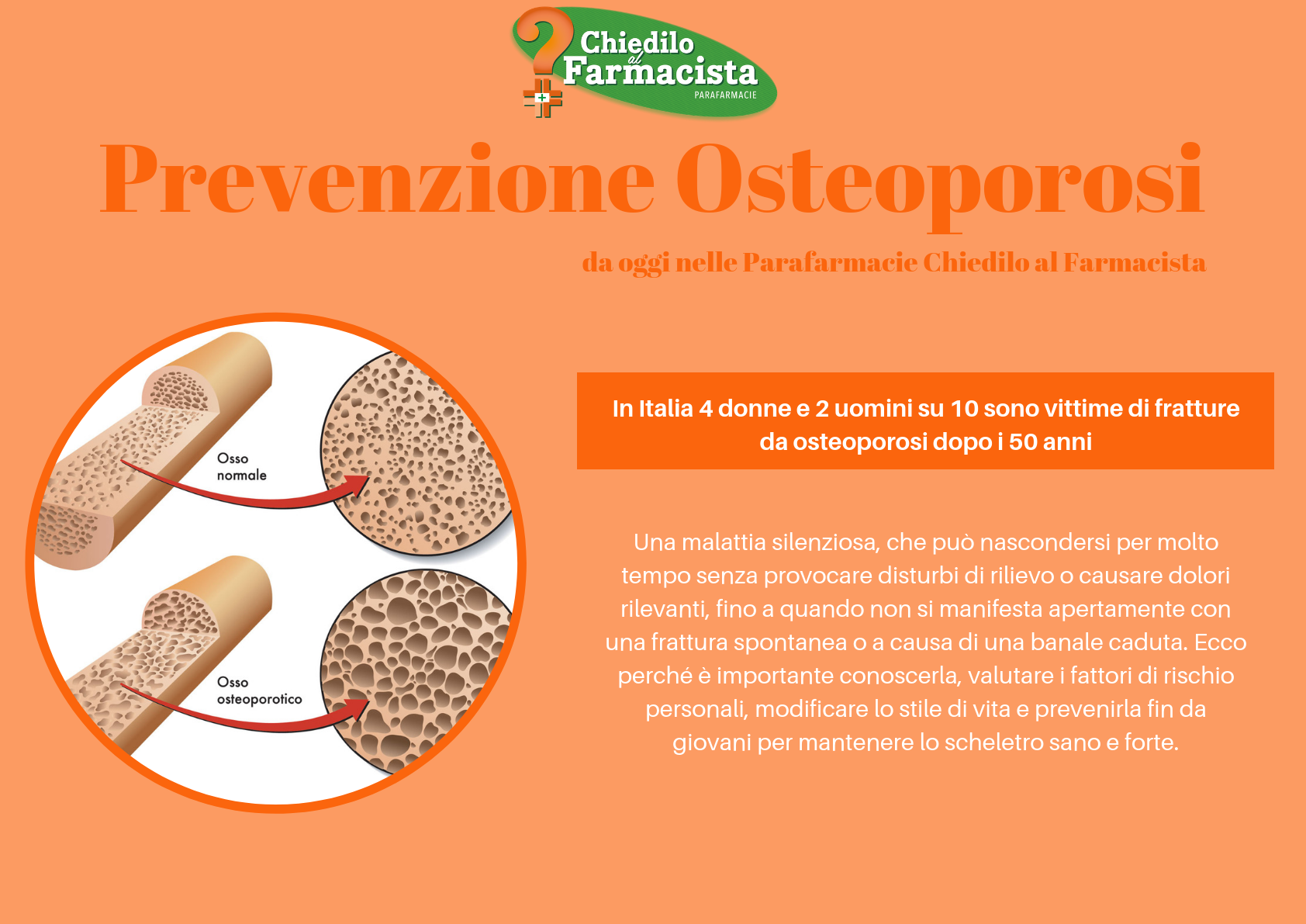 Prevenzione Osteoporosi - Mineralizzazione Ossea Computerizzata