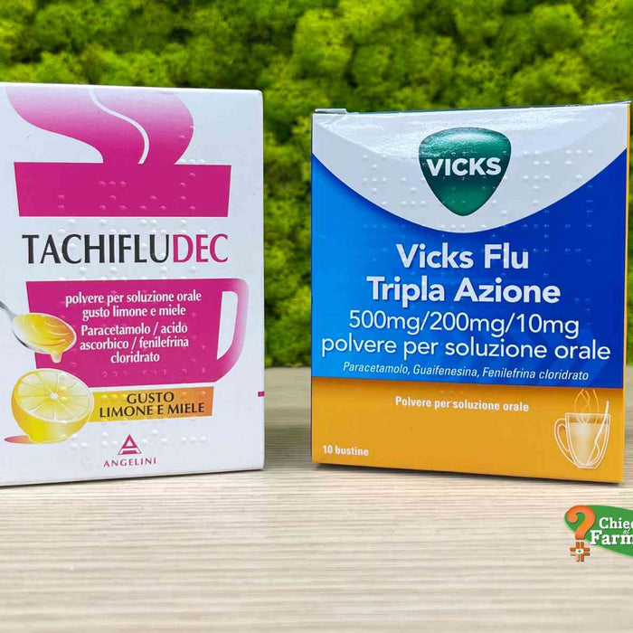 VICKS FLU TRIPLA AZIONE O TACHIFLUDEC?