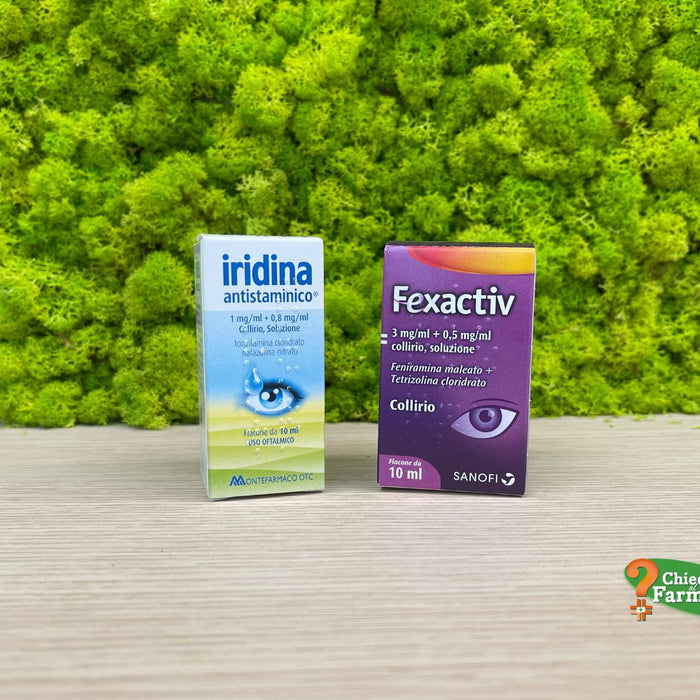 Allergie Oculari: Iridina antistaminico o Fexactiv collirio?