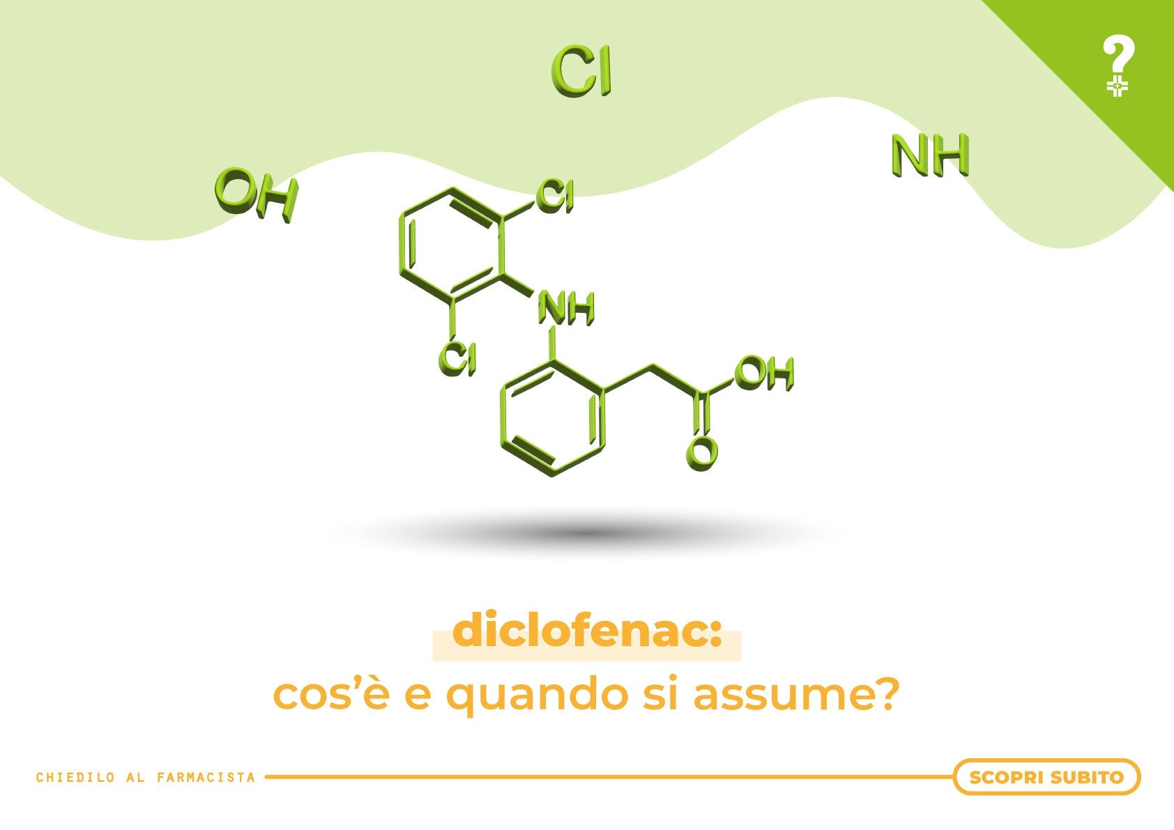 Diclofenac: cos’è e quando si assume?