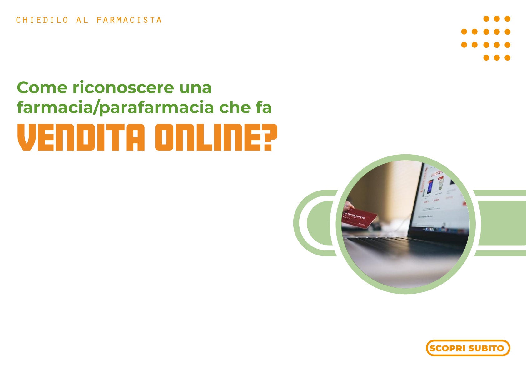 Come riconoscere una farmacia/parafarmacia che fa vendita online?