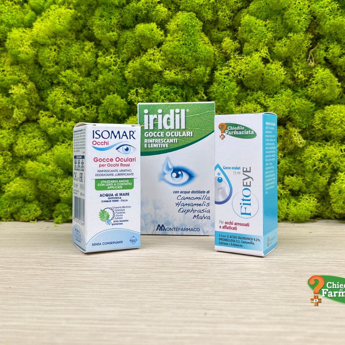 Iridil Isomar o Fitoeye: cosa utilizzi in caso di disturbi agli occhi?