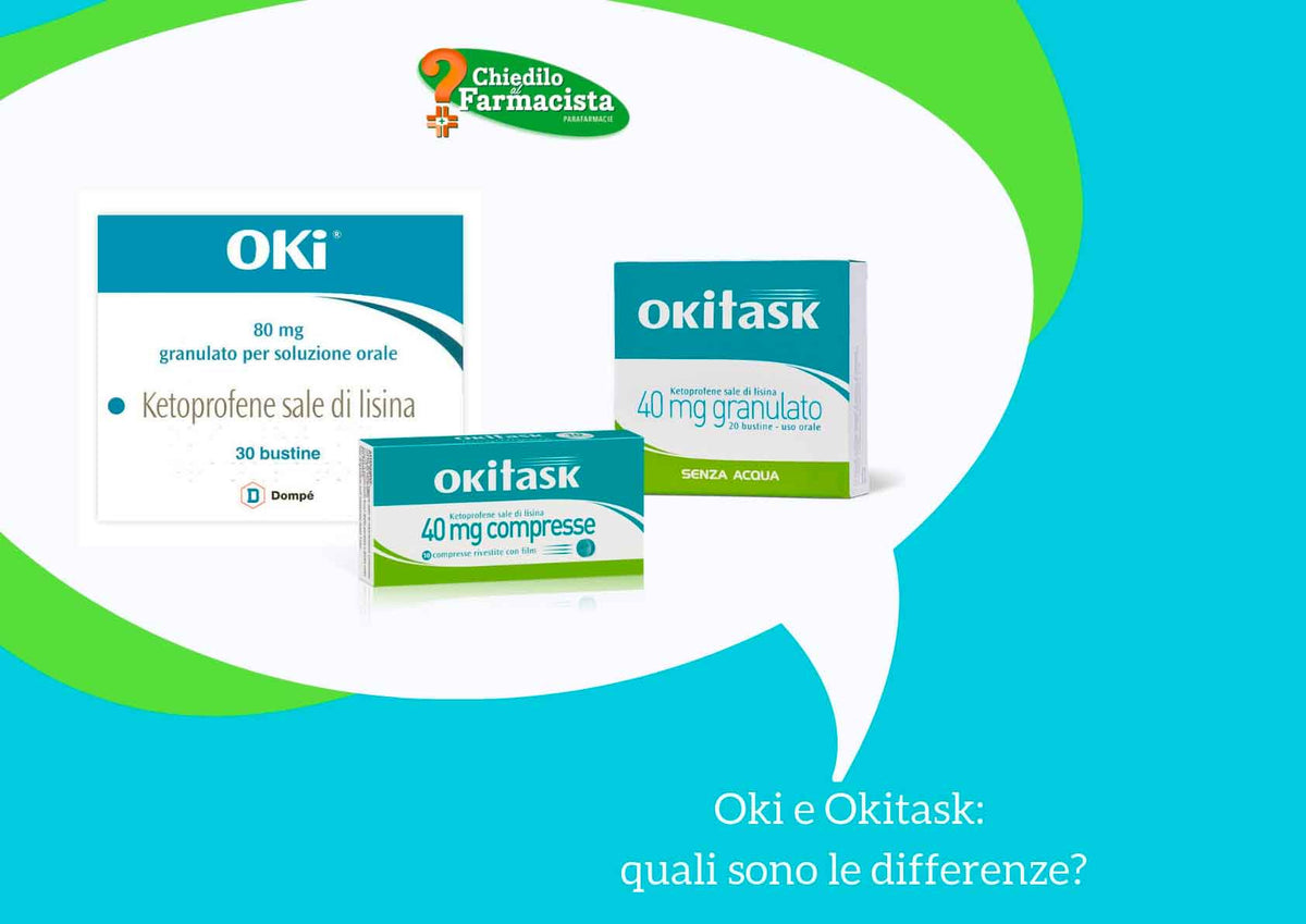 Oki Task Powder Oki e Okitask: quali sono le differenze? — Chiedilo al Farmacista
