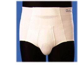 Orione 316 cintoslip erniario uomo aperto con pelotte bianco 7