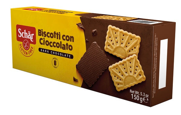 Schar biscotto con cioccolato dark chocolate 150 g