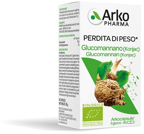 Arko capsule glucomannano bio 45 capsule