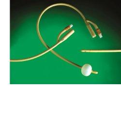 Catetere uretrale foley in lattice siliconato ch16 per cateterizzazione vescicale prodotto in lattice medicale e trattato in silicone nella superficie esterna