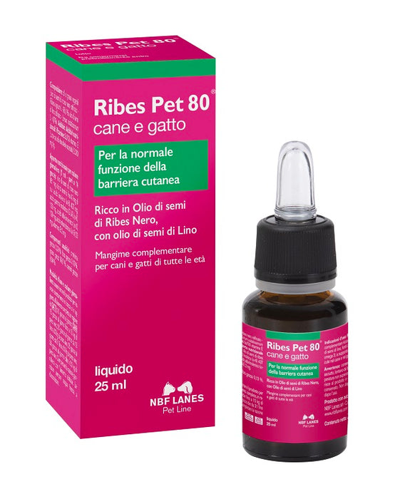 Ribes pet 80 gocce olio 25 ml con contagocce