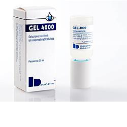 Soluzione acquosa sterile gel 4000 2% idrossipropilmetilcellulosa in flacone 30 ml