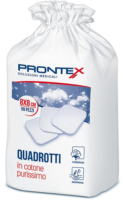 Cotone idrofilo prontex quadrotti