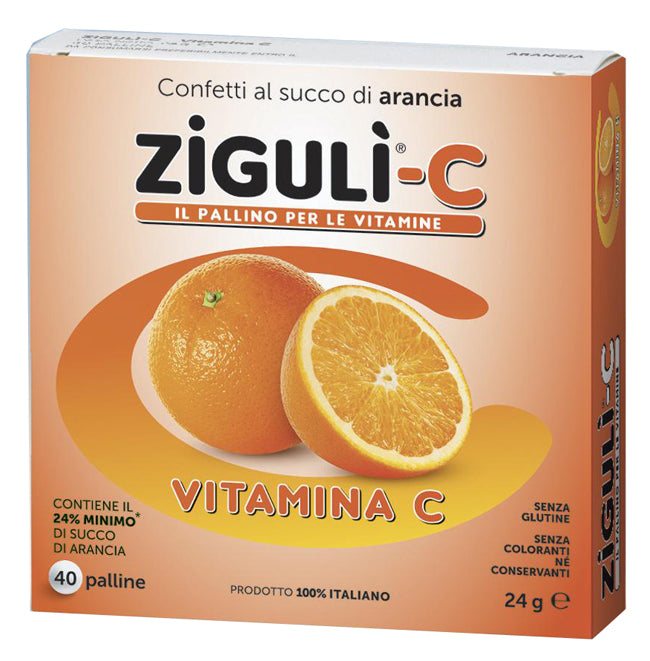 Ziguli c arancia 40 confetti 24 g