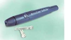Penna pungidito accu-chek softclix + 25 lancette softclix + manuale di utilizzo
