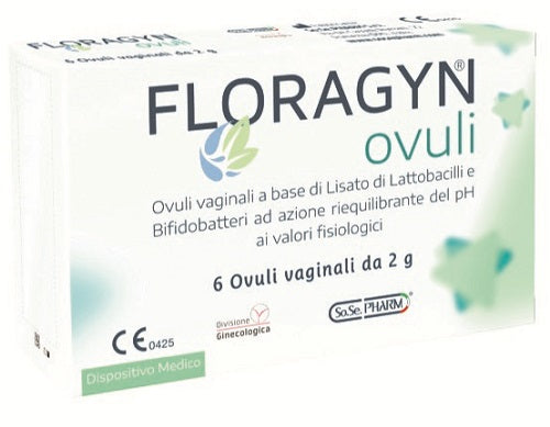 Ovuli vaginali a base di lattobacilli lisati floragyn ovuli 2 g 6 pezzi