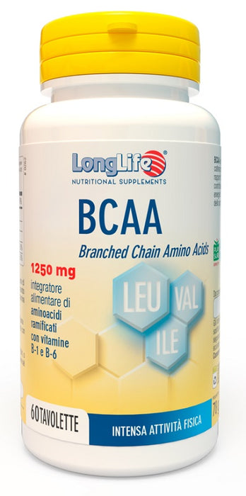 Longlife bcaa 1250 mg 60 tavolette