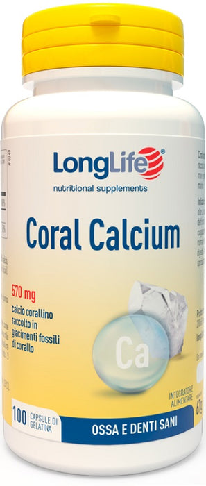 Longlife coral calcium 100 capsule di gelatina