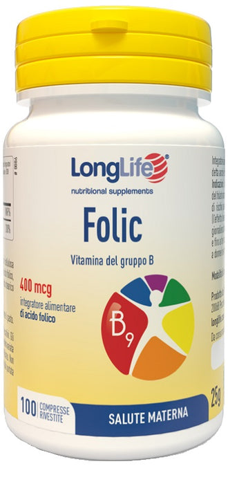 Longlife folic 400 mcg 100 compresse