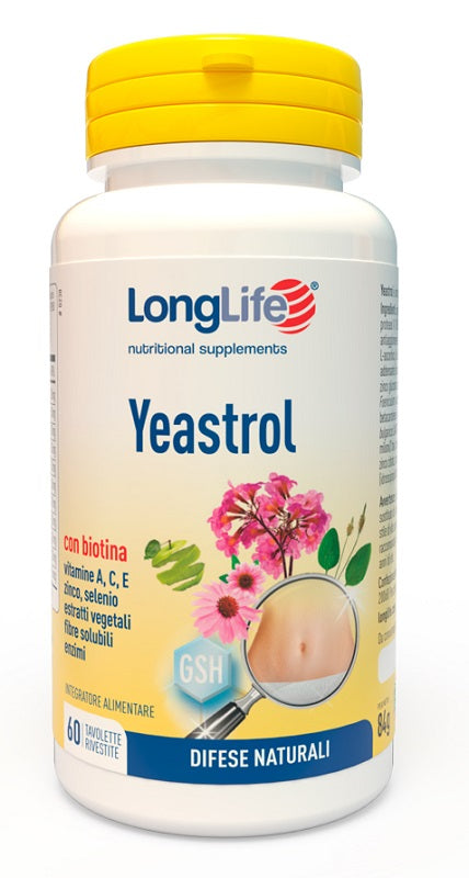 Longlife yeastrol 60 tavolette rivestite
