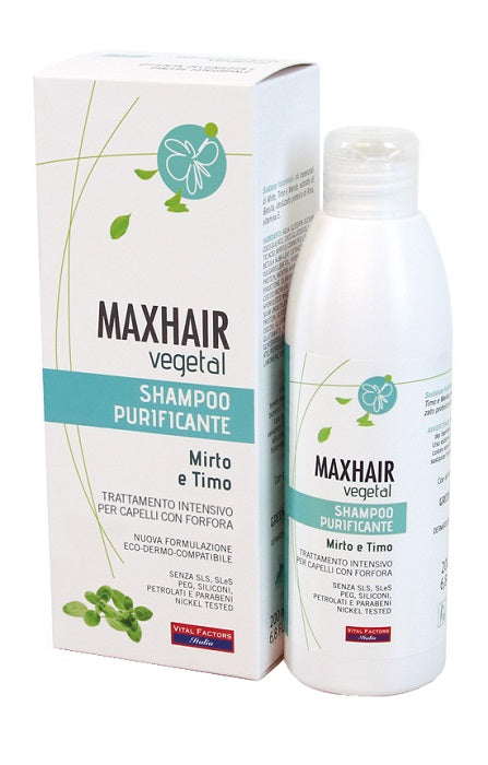 Maxhair vegetal shampoo purificante 200 ml