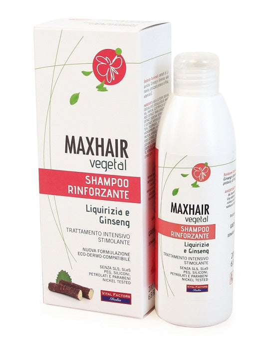 Maxhair vegetal shampoo rinforzante 200 ml