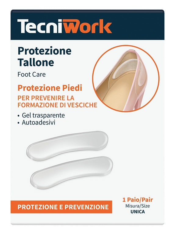 Protezione invisibile tallone gel trasparente 1 paio