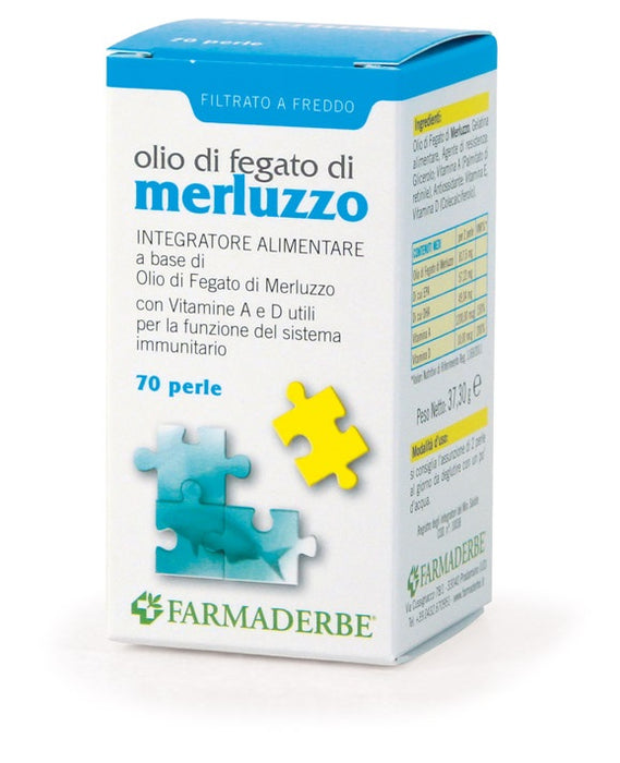 Olio di fegato di merluzzo 70 perle