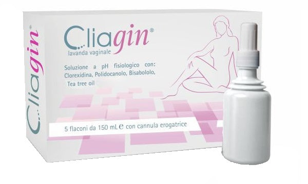 Lavanda vaginale cliagin 150ml 5 pezzi