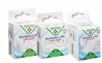 Cerotto rocchetto tessuto non tessuto delicato cm 2,5x5 m profar