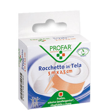 Cerotto rocchetto in tela comfort cm 2,5x5 m profar