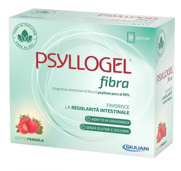 Psyllogel fibra fragola 20bust