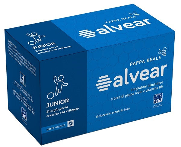 Alvear junior pappa reale 10 flaconcini