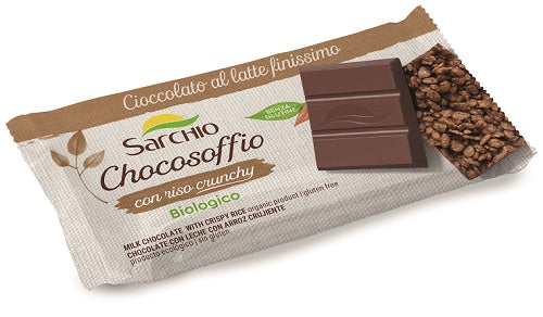 Chocosoffio barretta cioccolato latte finissimo e riso croccante 25 g