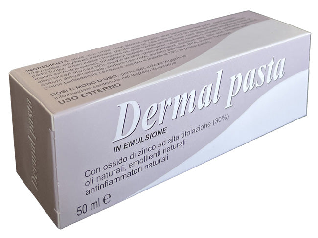 Dermal pasta emulsione con ossido di zinco 30% 50 ml