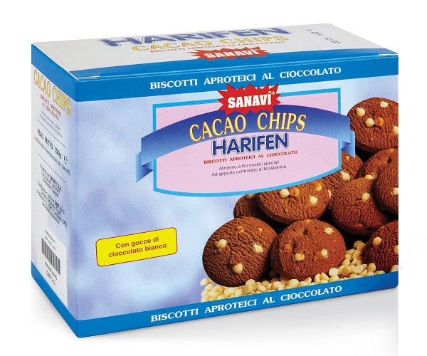 Harifen chips cacao bianco 150 g