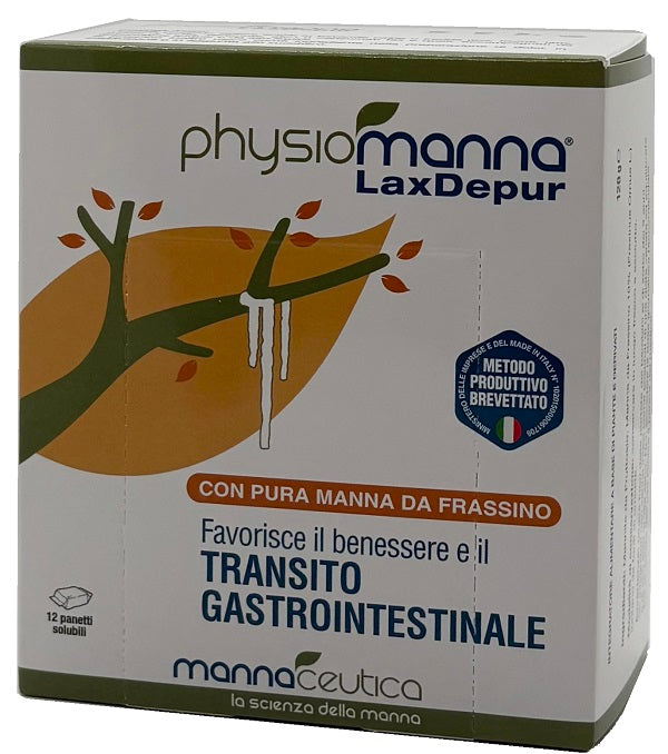 Physiomanna laxdepur mannite dufour 12 panetti solubili da 10 g