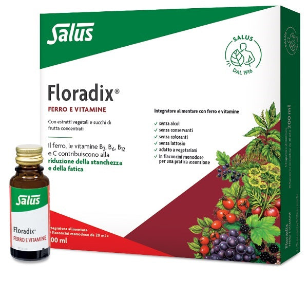 Floradix monodose 10 flaconcini da 20 ml