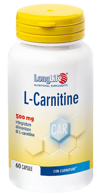 Longlife l-carnitine 60 capsule di gelatina da 960 mg