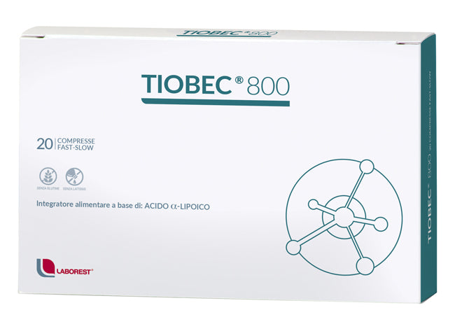 Tiobec 800 20 compresse fast-slow 36 g