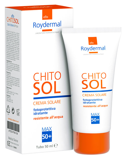 Chitosol crema solare fp 50+ tubo 50 ml