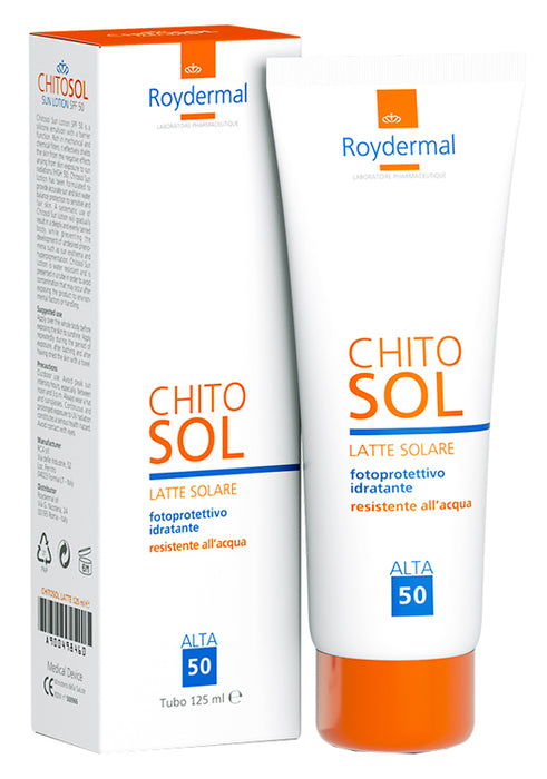 Chitosol latte solare spf50 125 ml
