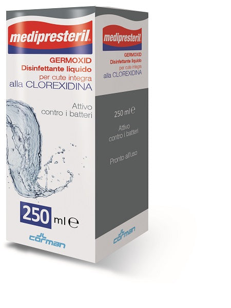 Medipresteril germoxid disinfettante liquido cute integra alla clorexidina 250 ml