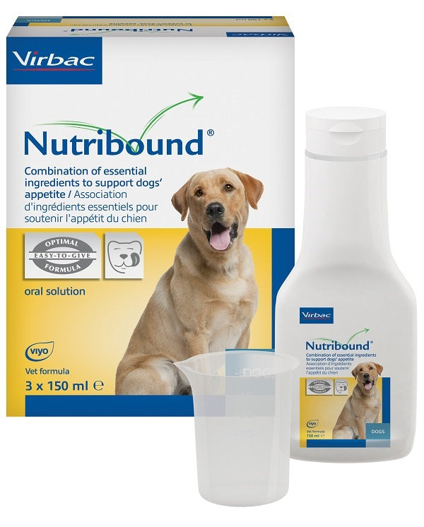 Nutribound soluzione orale appetibile per cane 3 flaconi da 150 ml