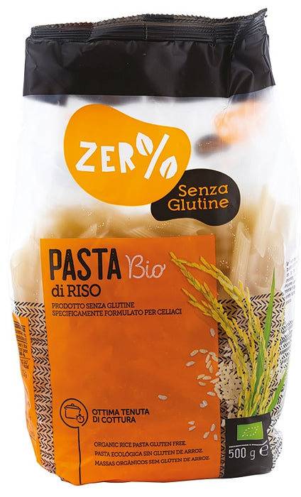Zero% glutine pasta riso penne senza glutine bio 500 g