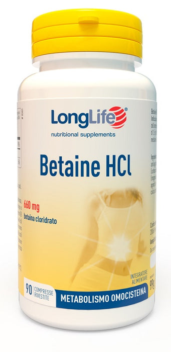 Longlife betaine hcl 90 compresse