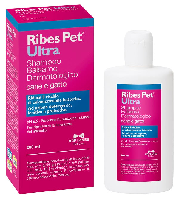 Ribes pet ultra shampoo dermatologico flacone 200 ml