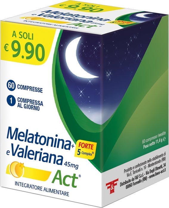 Melatonina act +val+ft5c 60cpr