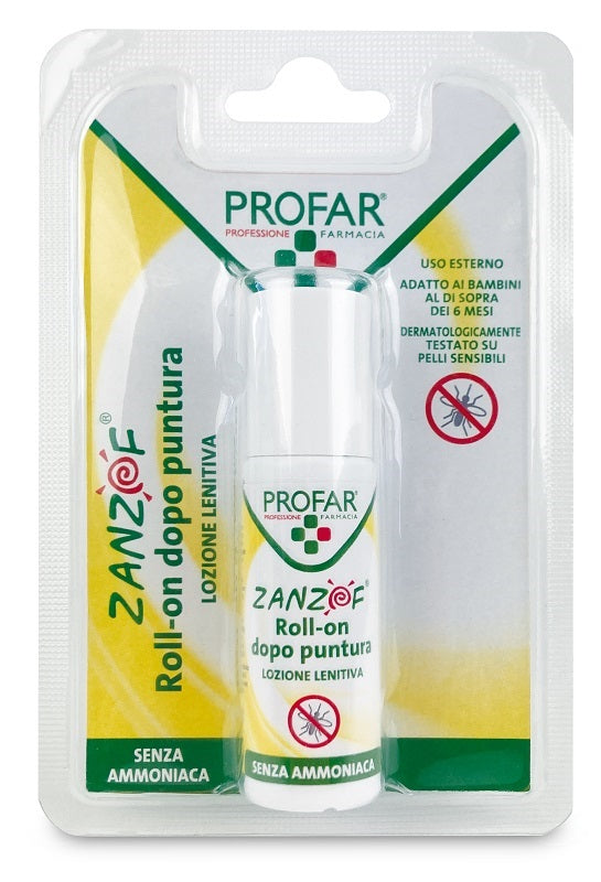 Zanzof lozione post puntura senza ammoniaca roll-on 20 ml profar