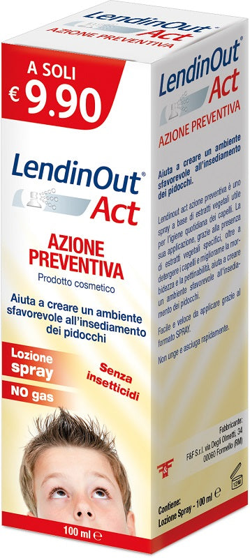 Lendinout act azione preventiva spray 100 ml