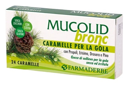 Mucolid bronc propoli&pino 24 caramelle